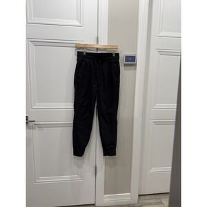 Women's High-Waist CRZ Yoga Size 8/10 Black Yoga Pants with Pockets